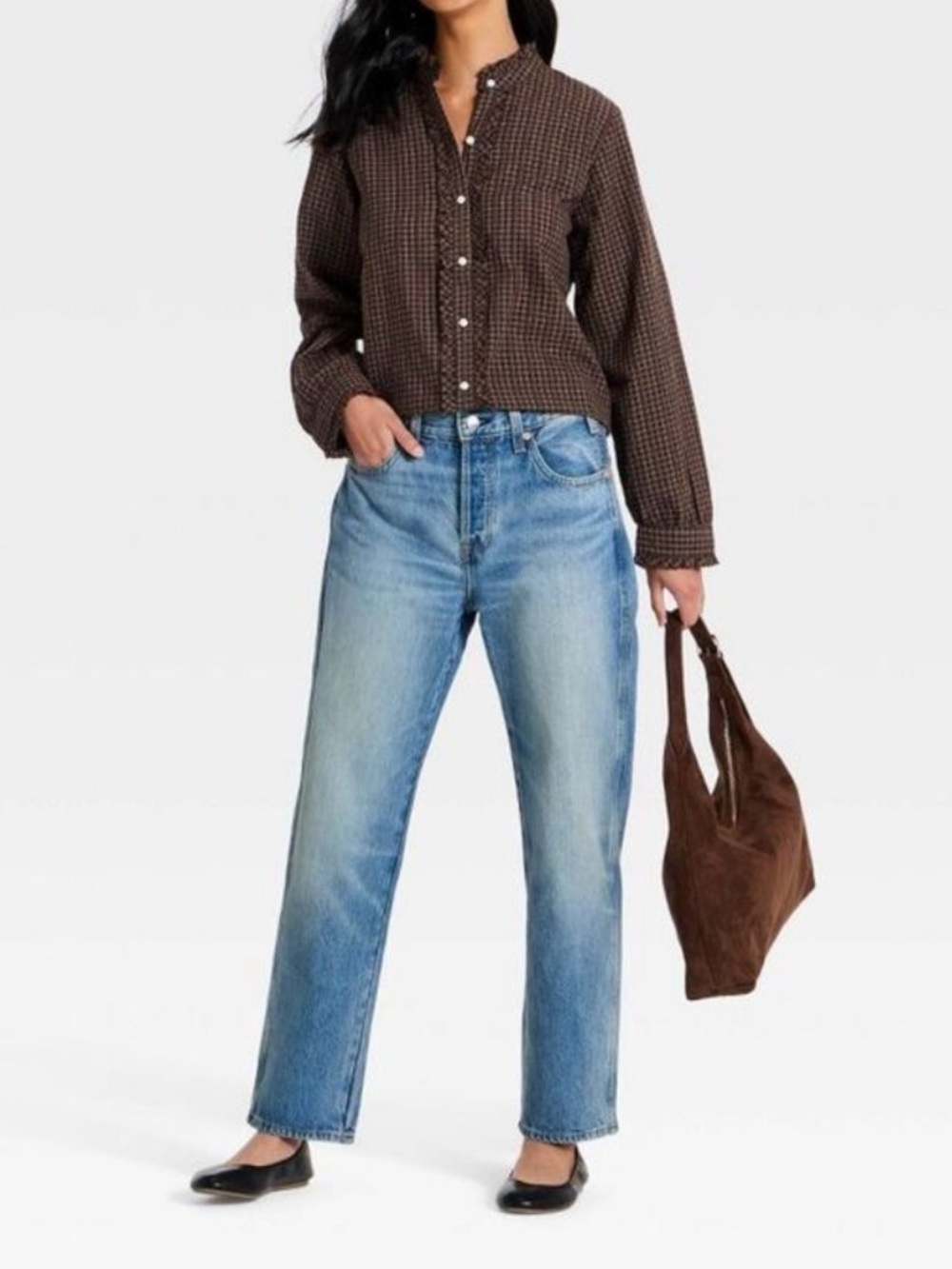 Women's Mid-Rise Boyfriend Jeans - Universal Thread Light Wash 2 Short